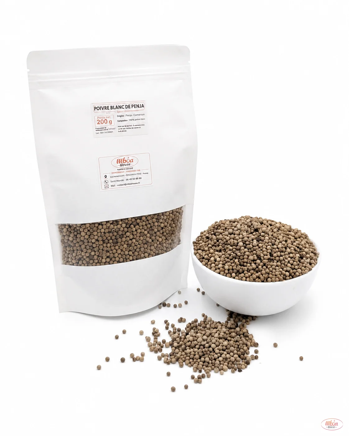 Poivre blanc de Penja — Sachet grand